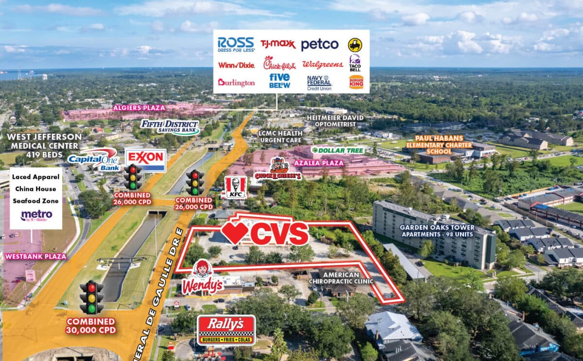 New Orleans NNN Investment | Investment-Grade Tenant | ~10 Years Remaining